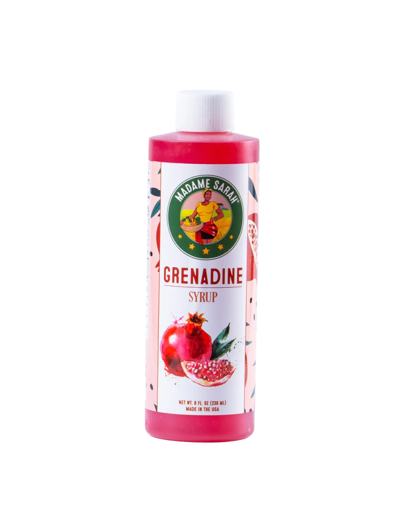 Madame Sarah - Sirop Grenadine 8oz