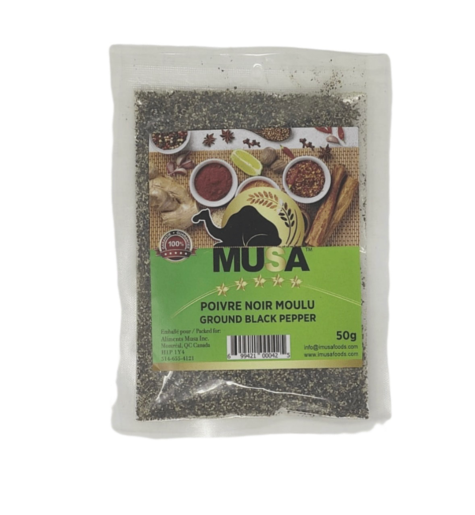Musa-Poivre noire moulu 50g
