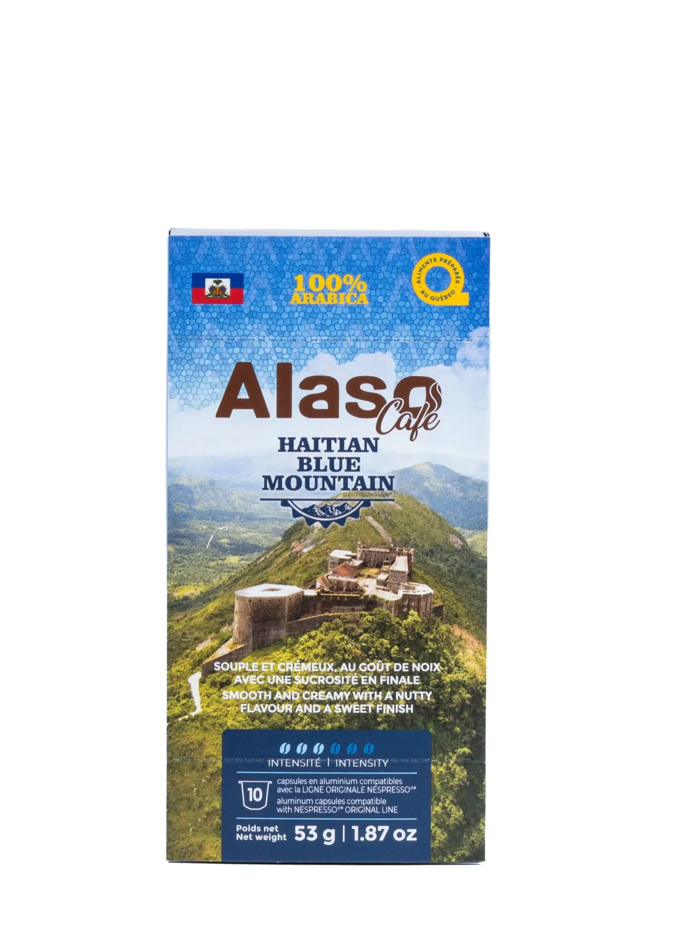 Alaso - Café haitian blue (10 Capsules Nespresso) 53g